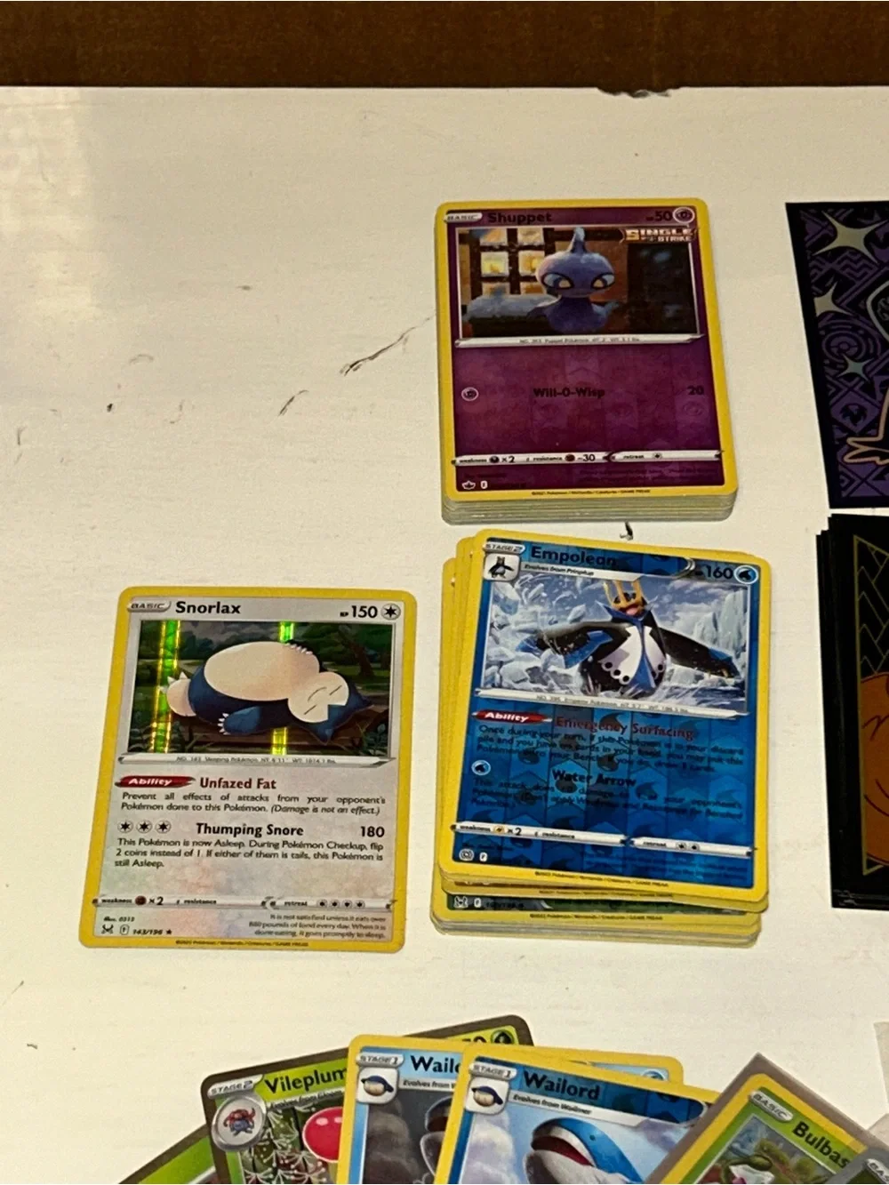 Lot Of 500+ Total Pokémon Cards Including Sleeves And Accessories / 514+ Cards